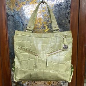 Vintage Dooney and Bourke Moss Green Handbag